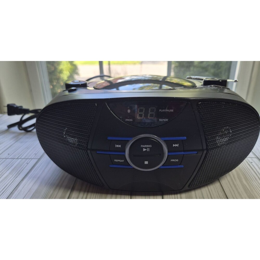 Jensen CD-560 Portable Stereo CD Player & Boombox with Bluetooth Connectivity